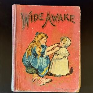 Vintage 'Wide Awake' Illustrated Book